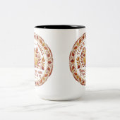 2 Couleurs Tasse de café Philippiens 4:13 Verset de la Bible  (Centre)