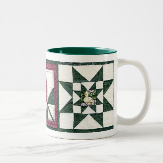 2 Couleurs Tasse de café piquée de Potholders (Droit)