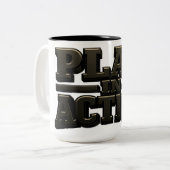 2 Couleurs Tasse de café Plan en action (Devant gauche)
