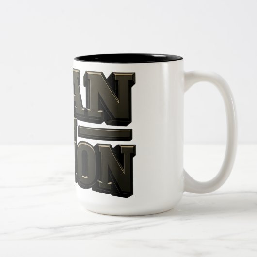 2 Couleurs Tasse de café Plan en action (Droit)