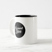 2 Couleurs Tasse de café pour comptable drôle Chose de compte (Devant gauche)