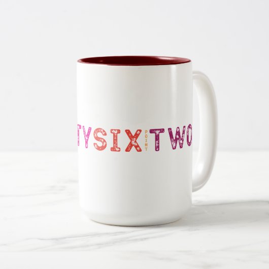 2 Couleurs Tasse de café pour des marathoniens (Devant droit)