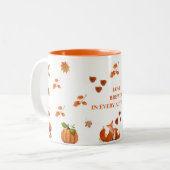 2 Couleurs Tasse de café pour la saison automnale (Devant gauche)