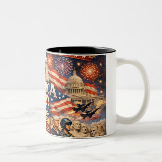 2 Couleurs Tasse de café pour le 250e anniversaire de l'Améri