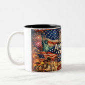 2 Couleurs Tasse de café pour le 250e anniversaire de l'Améri (Gauche)