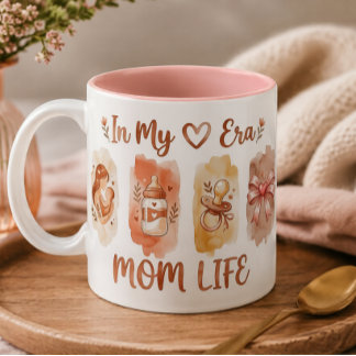 2 Couleurs Tasse de café pour nouvelle maman Dans mon ère de