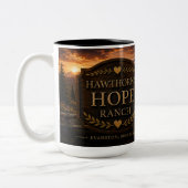 2 Couleurs Tasse de café Ranch Hawthorn's Hope (Gauche)