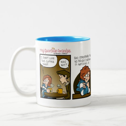 2 Couleurs Tasse de café-restaurant (Gauche)