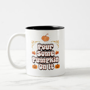 2 Couleurs Tasse de café rétro pour verser de la citrouille d