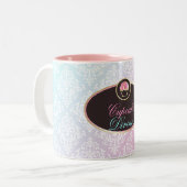 2 Couleurs Tasse de café rêveuse divine de 311 petits gâteaux (Devant gauche)