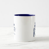 2 Couleurs Tasse de café Risen Cross (Centre)