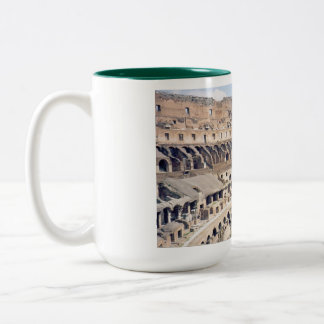 2 Couleurs Tasse de café romaine de Colosseum