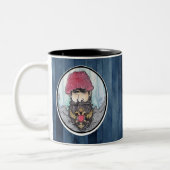 2 Couleurs Tasse de café russe de proverbe : les jambes d'un (Gauche)