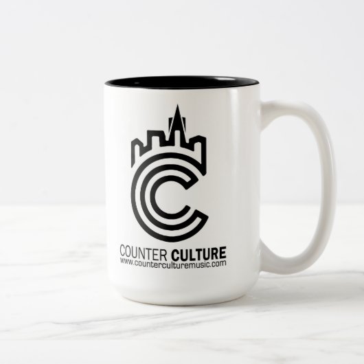 2 Couleurs Tasse de café souterraine de contre- culture (Droit)
