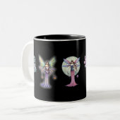 2 Couleurs Tasse de café sur le thème des fées gothiques par (Devant gauche)