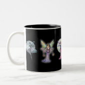 2 Couleurs Tasse de café sur le thème des fées gothiques par (Gauche)