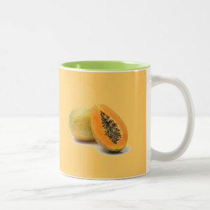 2 Couleurs tasse de café sur mesure PAPAYA