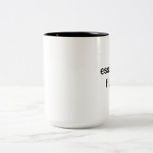 2 Couleurs Tasse de café unique (fluides essentiels) (Centre)