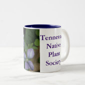 2 Couleurs Tasse de café violette (Devant droit)