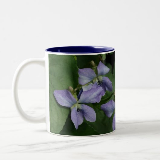 2 Couleurs Tasse de café violette (Gauche)