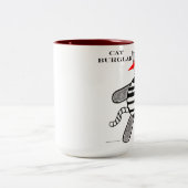 2 Couleurs Tasse de cambrioleur de chat (Centre)