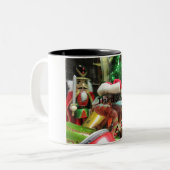 2 Couleurs Tasse de caméléon de Noël (Devant gauche)