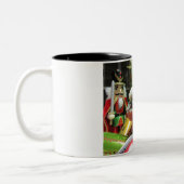 2 Couleurs Tasse de caméléon de Noël (Gauche)