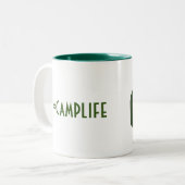 2 Couleurs Tasse de camp (Devant gauche)