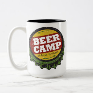 2 Couleurs Tasse de camp de bière