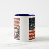 2 Couleurs Tasse de campagne d'Abraham Lincoln (Centre)