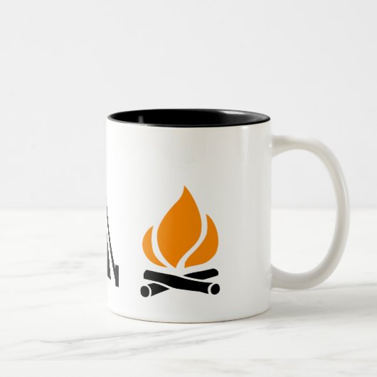 2 Couleurs Tasse de camping (Droit)