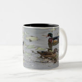 2 Couleurs Tasse de canards en bois (Devant droit)