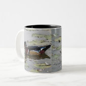 2 Couleurs Tasse de canards en bois (Devant gauche)