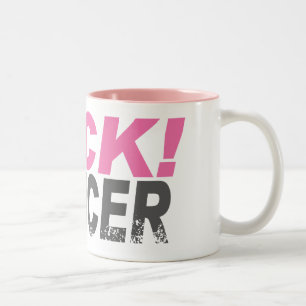 2 Couleurs Tasse de Cancer de F*uck
