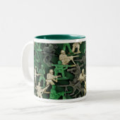 2 Couleurs Tasse de Canouflage (Devant gauche)