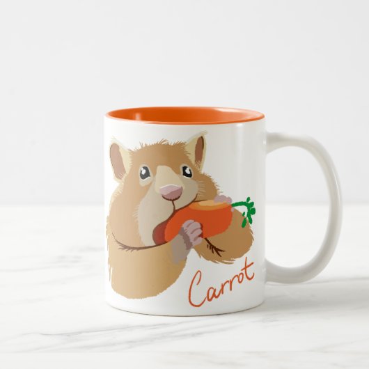 2 Couleurs Tasse de carotte (Droit)