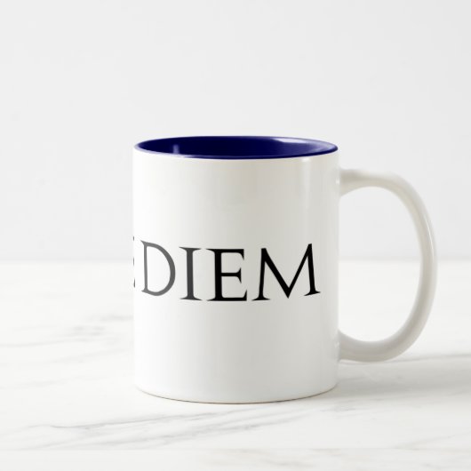 2 Couleurs Tasse de Carpe Diem (Droit)