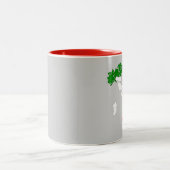 2 Couleurs Tasse de carte de l'Italie (Centre)