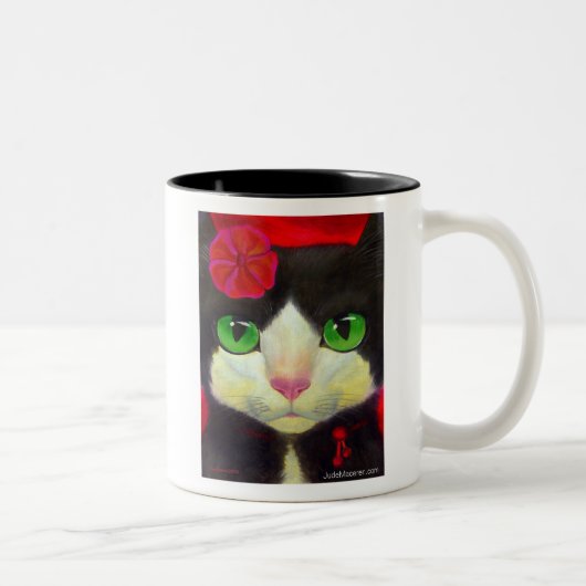 2 COULEURS TASSE DE CAT DE SMOKING (Droit)