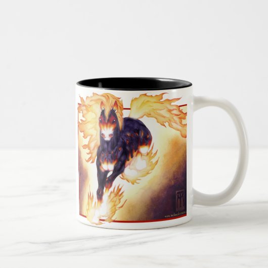 2 Couleurs Tasse de cauchemar (Droit)