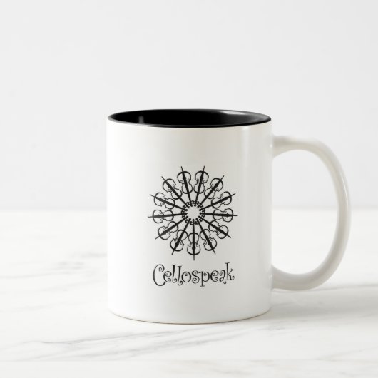 2 Couleurs Tasse de Cellospeak (Droit)