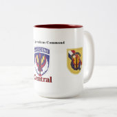 2 Couleurs Tasse de central de commande d'opérations (Devant droit)