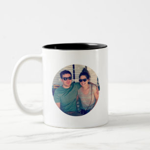 2 Couleurs Tasse de cercle de modèle photo d'Instagram