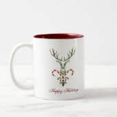 2 Couleurs Tasse de cerf de Noël (Gauche)