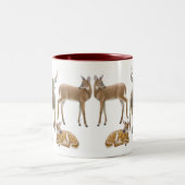 2 Couleurs Tasse de cerf de Virginie (Centre)