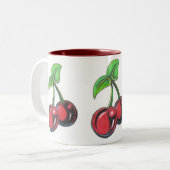 2 Couleurs tasse de cerise (Devant gauche)