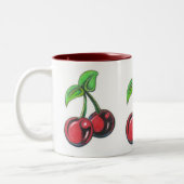 2 Couleurs tasse de cerise (Gauche)