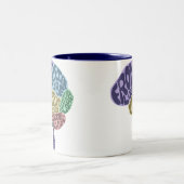 2 Couleurs Tasse de cerveau (Centre)
