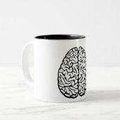 2 Couleurs Tasse de cerveau (Devant gauche)