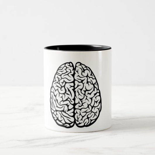 2 Couleurs Tasse de cerveau (Centre)